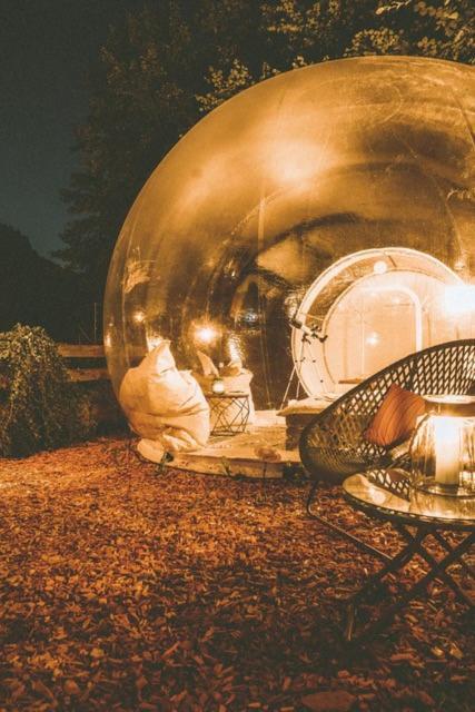 Living Timeless- Bubble Tent Elzach Inklusive Hot Tube Badefass- Schlafen Unterm Sternenhimmel Exterior foto