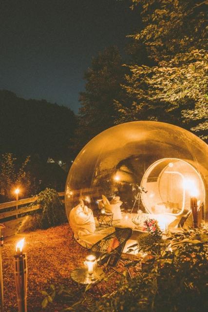 Living Timeless- Bubble Tent Elzach Inklusive Hot Tube Badefass- Schlafen Unterm Sternenhimmel Exterior foto